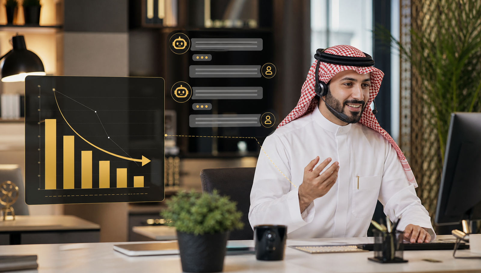 AI cost reduction for Saudi businesses
